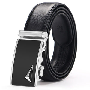 [DWTS]Genuine Leather Belts For Men Automatic Male Belts Cummerbunds Leather Belt Men dropshipping Black Belts cinturon hombre