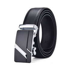 Load image into Gallery viewer, [DWTS]Genuine Leather Belts For Men Automatic Male Belts Cummerbunds Leather Belt Men dropshipping Black Belts cinturon hombre
