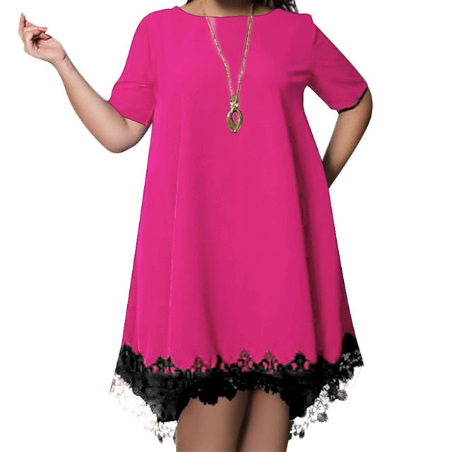 5XL 6Xl Plus Size Summer Dress Women Casual Summer Mini Backless Lace Dress Tassel Sexy Beach Dresses Party Vestidos