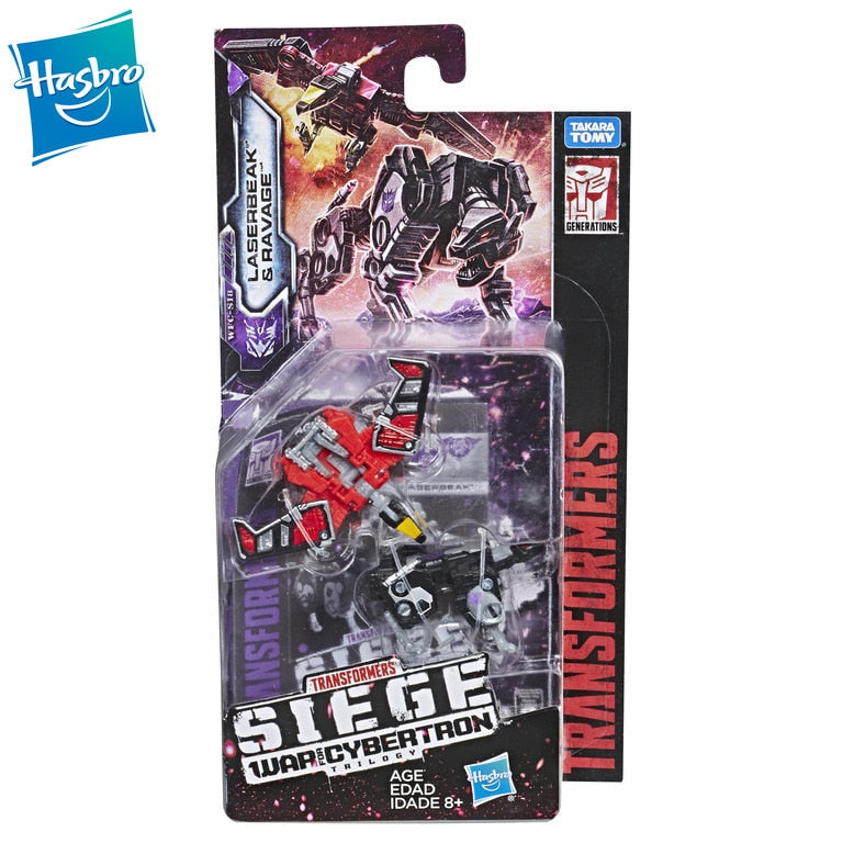 Hasbro Transformers Toys Generations War for Cybertron: Siege Micromaster Wfc-S18 Laserbeak Ravage Action Figure E3561