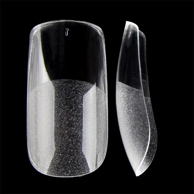 Square Gel Nail Tips Soak off Material Flexible Style Fashion Fake Fingernail Builder gel press on