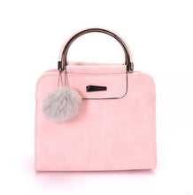 Load image into Gallery viewer, PU Leather Handbag For Women Girl Fashion Tassel Messenger Bags With Ball Bolsa Female Shoulder Bags Ladies Party Crossby Bag
