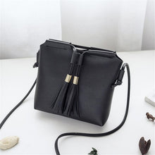 Load image into Gallery viewer, PU Leather Handbag For Women Girl Fashion Tassel Messenger Bags With Ball Bolsa Female Shoulder Bags Ladies Party Crossby Bag
