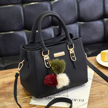 Load image into Gallery viewer, PU Leather Handbag For Women Girl Fashion Tassel Messenger Bags With Ball Bolsa Female Shoulder Bags Ladies Party Crossby Bag
