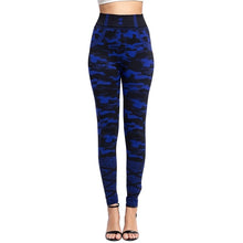 Load image into Gallery viewer, High Waist Imitation Jean Leggings Slim Elastic Seamless Plus Size 3XL Skinny Pencil Pant Female Workout Running Leggings
