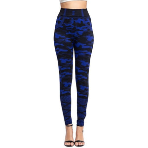 High Waist Imitation Jean Leggings Slim Elastic Seamless Plus Size 3XL Skinny Pencil Pant Female Workout Running Leggings