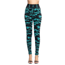 Load image into Gallery viewer, High Waist Imitation Jean Leggings Slim Elastic Seamless Plus Size 3XL Skinny Pencil Pant Female Workout Running Leggings
