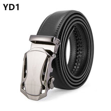 Load image into Gallery viewer, Men Belt Male Belts For Men Strap Quality Genuine Leather Belt Men Automatic Buckle black Belts Cummerbunds cinturon hombre
