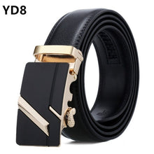 Load image into Gallery viewer, Men Belt Male Belts For Men Strap Quality Genuine Leather Belt Men Automatic Buckle black Belts Cummerbunds cinturon hombre
