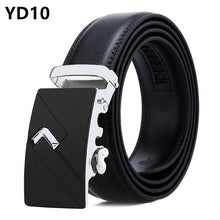 Load image into Gallery viewer, Men Belt Male Belts For Men Strap Quality Genuine Leather Belt Men Automatic Buckle black Belts Cummerbunds cinturon hombre
