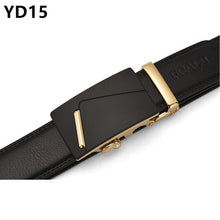 Load image into Gallery viewer, Men Belt Male Belts For Men Strap Quality Genuine Leather Belt Men Automatic Buckle black Belts Cummerbunds cinturon hombre
