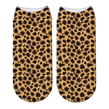 Load image into Gallery viewer, Fashion 3D Printing Animals Skin Zebra Socks Women Leopard Print Dalmatian Cute Socks Harajuku Cow Tiger Funny Ankle Socks
