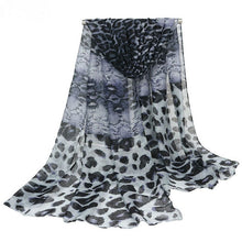 Load image into Gallery viewer, New winter sexy leopard cotton linen scarf Classic snake skin printed baliness wrap fashion shawl Tiger warm scarf female hijab
