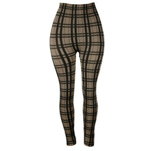 Load image into Gallery viewer, INITIALDREAM 2020 Plaid Print Leggings Women High Elasticity Sexy Woman Pants Plus Size Sporting Fitness Leggins Femme
