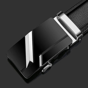 2020 High Quality belt cummerbunds Male Men Belt Automatic Genuine Leather Luxury Black Belt Men's Belts Automatic Buckle