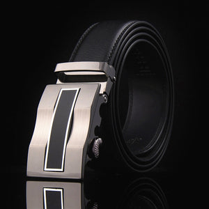 2020 High Quality belt cummerbunds Male Men Belt Automatic Genuine Leather Luxury Black Belt Men's Belts Automatic Buckle