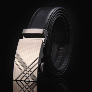 2020 High Quality belt cummerbunds Male Men Belt Automatic Genuine Leather Luxury Black Belt Men's Belts Automatic Buckle