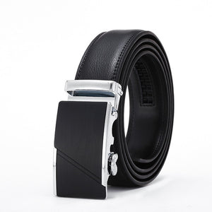 2020 High Quality belt cummerbunds Male Men Belt Automatic Genuine Leather Luxury Black Belt Men's Belts Automatic Buckle