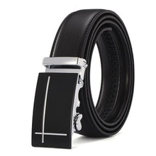 Load image into Gallery viewer, 2020 High Quality belt cummerbunds Male Men Belt Automatic Genuine Leather Luxury Black Belt Men&#39;s Belts Automatic Buckle
