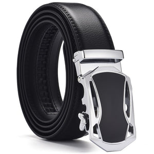 2020 High Quality belt cummerbunds Male Men Belt Automatic Genuine Leather Luxury Black Belt Men's Belts Automatic Buckle