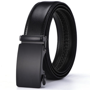 2020 High Quality belt cummerbunds Male Men Belt Automatic Genuine Leather Luxury Black Belt Men's Belts Automatic Buckle