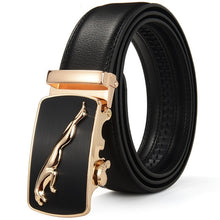 Load image into Gallery viewer, 2020 High Quality belt cummerbunds Male Men Belt Automatic Genuine Leather Luxury Black Belt Men&#39;s Belts Automatic Buckle
