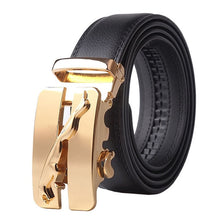 Load image into Gallery viewer, 2020 High Quality belt cummerbunds Male Men Belt Automatic Genuine Leather Luxury Black Belt Men&#39;s Belts Automatic Buckle
