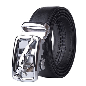 2020 High Quality belt cummerbunds Male Men Belt Automatic Genuine Leather Luxury Black Belt Men's Belts Automatic Buckle