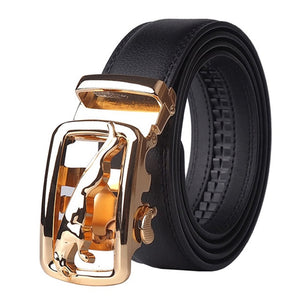 2020 High Quality belt cummerbunds Male Men Belt Automatic Genuine Leather Luxury Black Belt Men's Belts Automatic Buckle