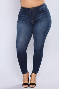 2020 New Plus Size Jeans For Women High Waist Stretch Jeans Casual Denim Pencil Pants Fall Winter Clothing L-5XL Drop shipping