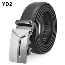 Load image into Gallery viewer, Male automatic buckle belts for men authentic girdle trend men&#39;s belts ceinture Fashion designer women jean belt Long 110-150
