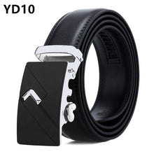 Load image into Gallery viewer, Male automatic buckle belts for men authentic girdle trend men&#39;s belts ceinture Fashion designer women jean belt Long 110-150
