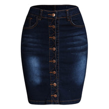 Load image into Gallery viewer, Denim Skirt Plus Size 3XL 4XL 5XL XXXL XXXXL XXXXXL Oversized Big Jeans Casual Mini Skirts Womens Summer 2020 Rokjes Dames Jupe
