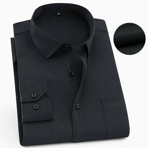Plus Large Size 8XL 7XL Men&#39;s Fashion Casual Long Sleeved Shirt Slim Fit Male Social Business Dress Shirt Brand Men Clothing