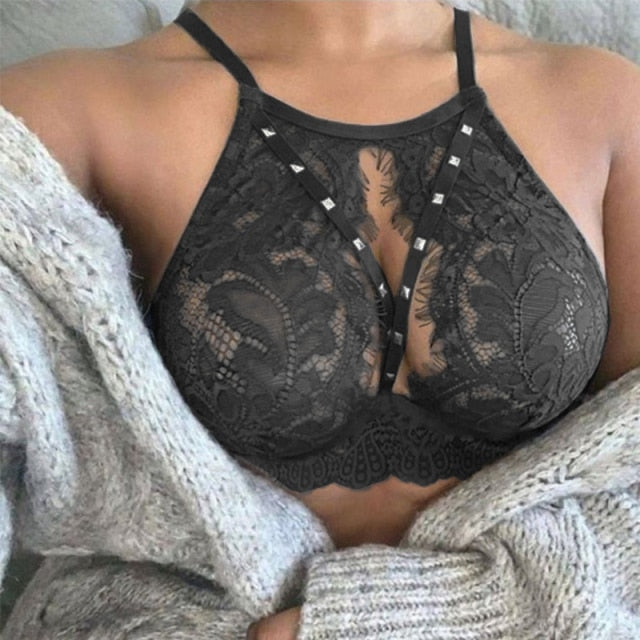 plus size Lace Full Cup Breathable Bras Underwear Women Vest Push Up Bra Women outfit Sex Game Women clothing free shipping
