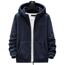 Load image into Gallery viewer, Plus size 6XL 7XL 8XL Soft shell fleece hoodies men streetwear Hip Hop harajuku sweatshirts male tourism Gym sports men clothing
