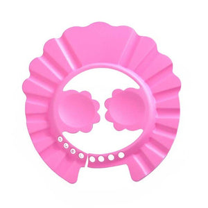 Baby Shower Cap Adjustable Hair Wash Hat for Newborn Infant Ear Protection Safe Children Kids Shampoo Shield Bath Head Cover