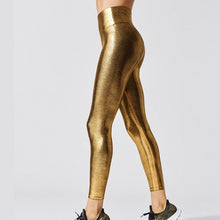 Load image into Gallery viewer, SALSPOR Plus Size Bronzing Leggings Women Sexy High Waist Skinny Push Up Gym Clothing Fitness Workout Legging Slim Pants 3XL
