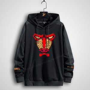 Plus Size Men&#39;s Hoodies Printing Anime Hero streetwear oversized sweatshirt clothing 150kg big men style long Hooded 6xl 7xl 8xl