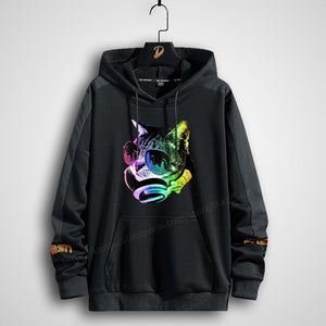 Plus Size Men&#39;s Hoodies Printing Anime Hero streetwear oversized sweatshirt clothing 150kg big men style long Hooded 6xl 7xl 8xl