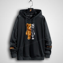 Load image into Gallery viewer, Plus Size Men&#39;s Hoodies Printing Anime Women Harajuku streetwear oversized sweatshirt clothing style long Hooded Black Bear 8xl
