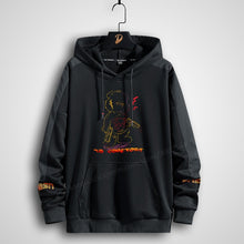 Load image into Gallery viewer, Plus Size Men&#39;s Hoodies Printing Anime Women Harajuku streetwear oversized sweatshirt clothing style long Hooded Black Bear 8xl
