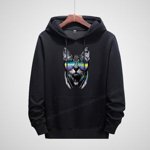 Plus Size Men&#39;s Hoodies Printing Anime Women Harajuku streetwear oversized sweatshirt clothing style long Hooded Black Bear 8xl