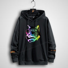 Load image into Gallery viewer, Plus Size Men&#39;s Hoodies Printing Anime Women Harajuku streetwear oversized sweatshirt clothing style long Hooded Black Bear 8xl

