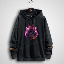 Load image into Gallery viewer, Plus Size Men&#39;s Hoodies Printing Anime Women Harajuku streetwear oversized sweatshirt clothing style long Hooded Black Bear 8xl
