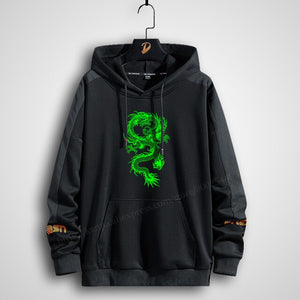 Plus Size Men&#39;s Hoodies Printing Anime Women Harajuku streetwear oversized sweatshirt clothing style long Hooded Black Bear 8xl