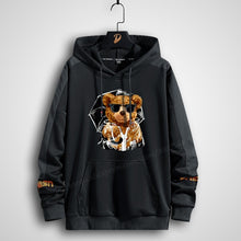 Load image into Gallery viewer, Plus Size Men&#39;s Hoodies Printing Anime Women Harajuku streetwear oversized sweatshirt clothing style long Hooded Black Bear 8xl
