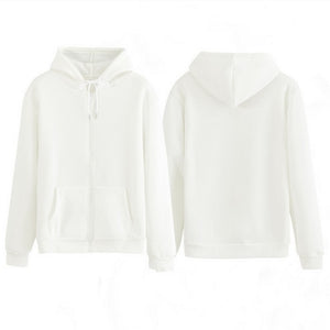 Plus Size Couple Hoodies Women Harajuku Streetwear Oversized Zip Up Sweatshirt Clothing Korean Style Long Sleeve Tops
