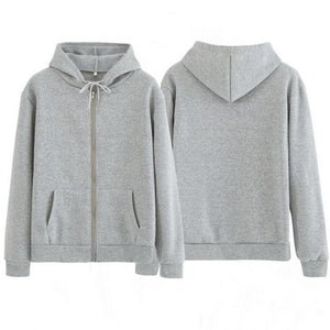Plus Size Couple Hoodies Women Harajuku Streetwear Oversized Zip Up Sweatshirt Clothing Korean Style Long Sleeve Tops