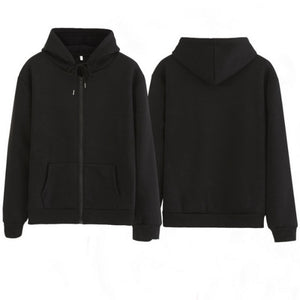 Plus Size Couple Hoodies Women Harajuku Streetwear Oversized Zip Up Sweatshirt Clothing Korean Style Long Sleeve Tops